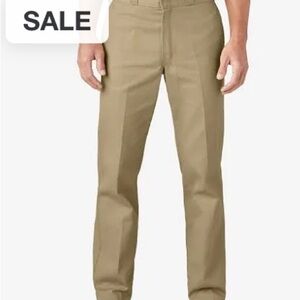 Dickies Straight Leg Work Chinos in Tan
